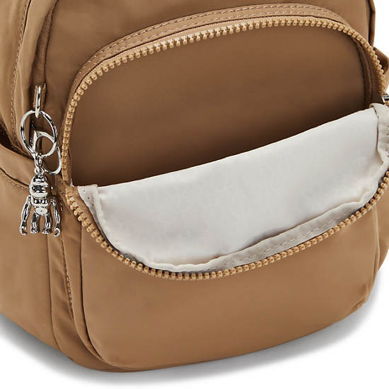 Kipling Delia Mini Ryggsäck Bruna | SE 1649DF